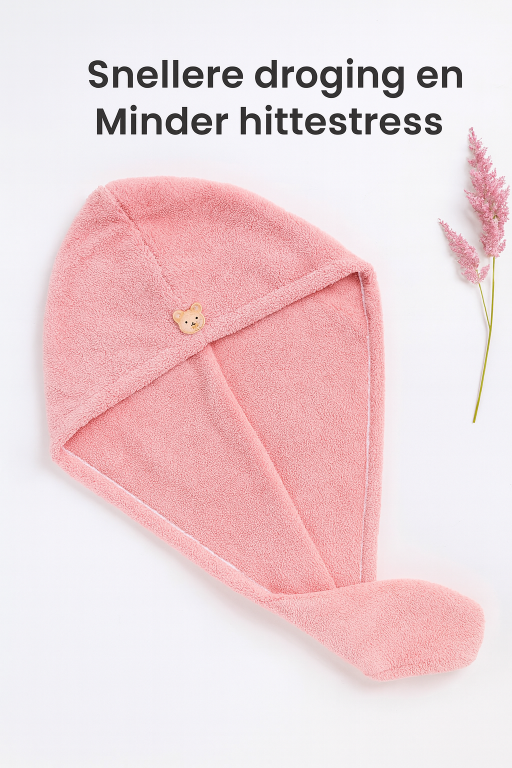 Sneldrogende Microvezel Haardroogmuts – Voor gezond, glanzend haar zonder hitte